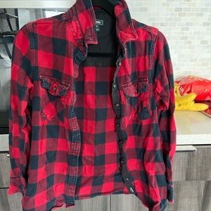 Roots small plaid shirt